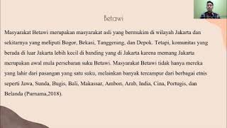 MEMBENTUK KARAKTER JIWA PAHLAWAN BAGI REMAJA MELALUI ADAT ISTIADAT BETAWI YANG ADA DI JAKARTA
