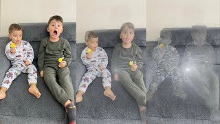 Ahmet Efe Ve Ali̇ Ördek Şeker Yedi̇i̇i̇ Görünmez Olduuu