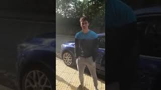 Celebrity Me filming aedan duckworth aka ollie Morgan saying hi to his fan my mate Sarah Wealth