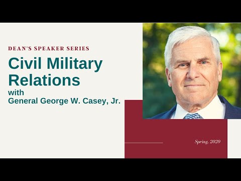 Civil Military Relations: A Conversation with General George W ...