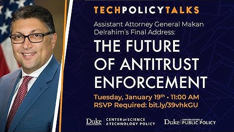 Tech Policy Talks: The Future of Antitrust Enforcement