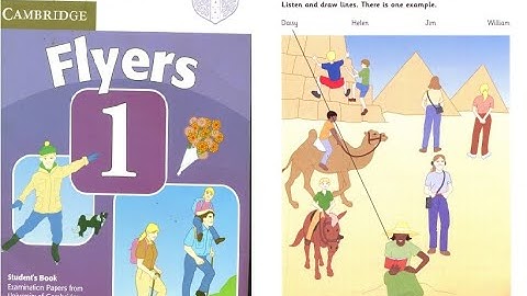 Flyers 1-Test 2 (with answer keys) Kèm đáp án cuối mỗi phần