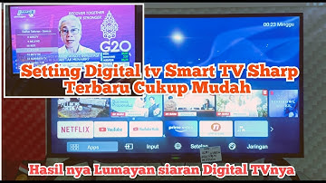 Cara Mencari Siaran Digital Smart TV Sharp Terbaru || Hasilnya bisa di cek