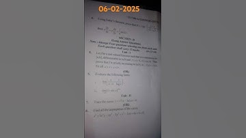 Semester First Question paper math major NEP 2020 Jammu University B.A./B.SC.