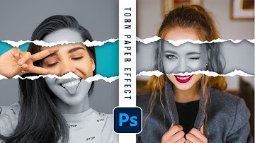 Torn Paper Effect | Photoshop Tutorial | 2 Minutes Tutorial | Easy 2023