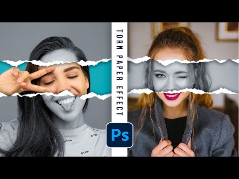Torn Paper Effect | Photoshop Tutorial | 2 Minutes Tutorial | Easy 2023