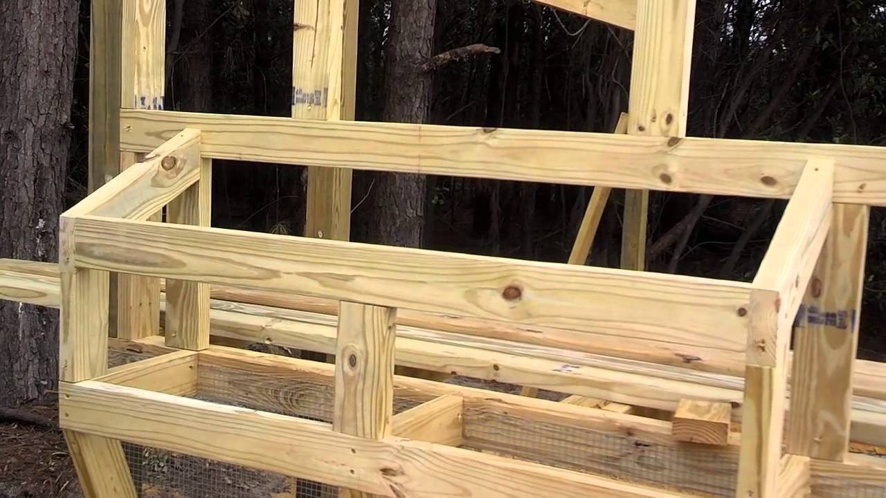 Chicken Coop Project #5: Framing - Part 3 - YouTube