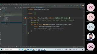 Spinner through Java String array