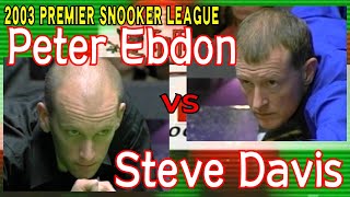Celebrity Steve Davis vs Peter Ebdon  premier snooker league 2003 Profile