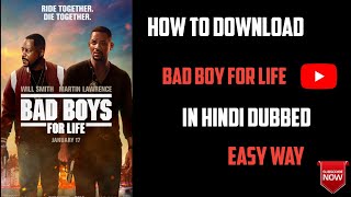 How to Download Bad Boys 3-For Life 2020 Full Movie in Hindi HD