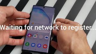 Internet Speed Test - using Samsung Note 10 - Carrier Simple Mobile