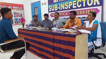 SUB INSPECTOR MODEL INTERVIEW 2020| TAF IAS ACADEMY SI MODEL INTERVIEW 2020