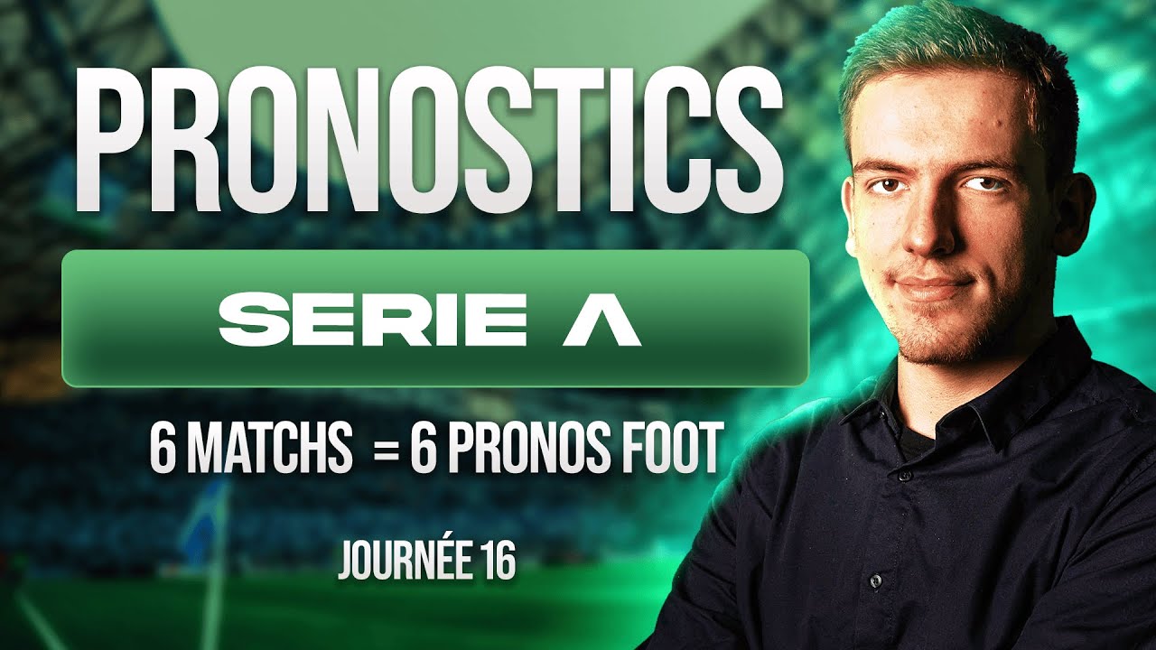 Pronostic football Serie A J16 : Juventus AS Rome, Atalanta, Lazio, Sassuolo...