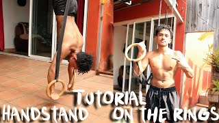 [Tutorial] - HANDSTANDS on the RINGS (My method)