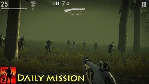 [Into The Dead 2 Gameplay]  Daily mission -Justice M32 (LV4)