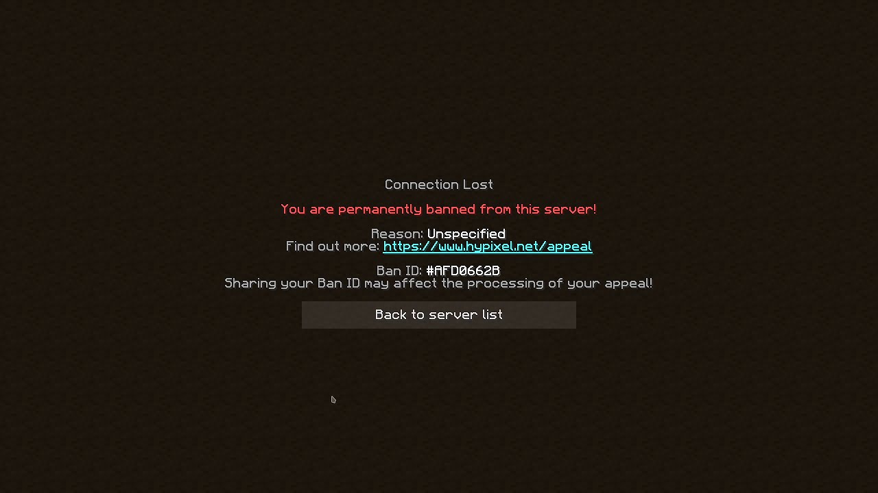 [Hypixel] Most (un)creative way to get banned