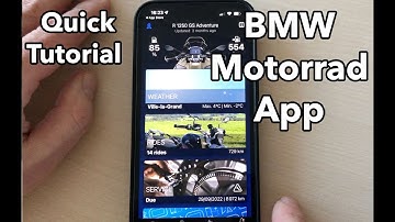 BMW Motorrad connected app quick tutorial. GPS, GPX import, winding route features