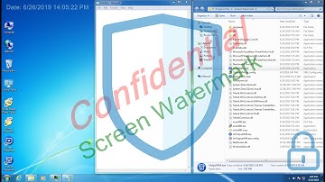 How to create screen watermark  (using xSecuritas products) ?