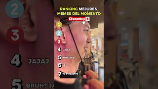 RANKING MEJORES MEMES #humor #memes #ranked #shorts