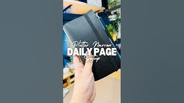 Daily Planning Setup on Plotter Narrow #plotterplanner