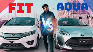 Toyota Aqua vs Honda Fit | Imported Hatchback cars Battle! | Which one is better? | CarPal reviews