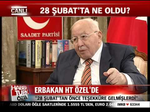 No 265 Prof. Dr. Necmettin ERBAKAN Habertürk Özel 20 Aralık 2010 Pazartesi cd-A