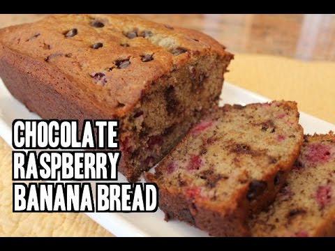 Chocolate Raspberry Banana Bread