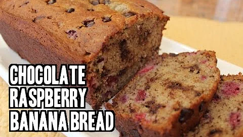 Chocolate Raspberry Banana Bread