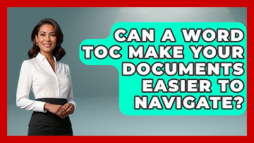 Can A Word TOC Make Your Documents Easier To Navigate? | Docs and Sheets Pro News