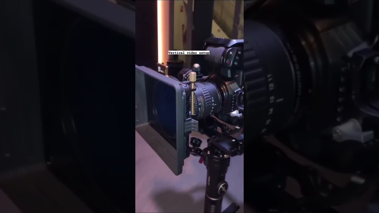 VERTICAL CAMERA GIMBLE SETUP 