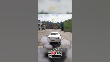 Nissan GTR R35 drifting using KEYBOARD #forzahorizon5