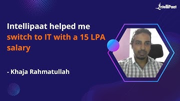 How I Switched From Non-Tech to Tech | Got Job offer of 15 LPA  | Intellipaat Career Transition