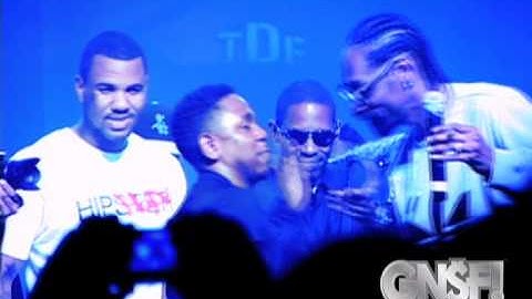 GNSF! Kendrick Lamar in tears after Dr. Dre x Snoop Dogg x The Game pass him the torch