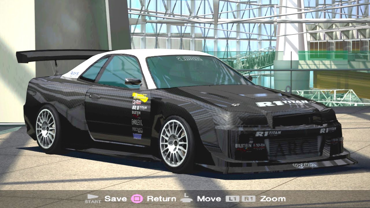 Gran Turismo 4 AMUSE Carbon R (R34) Le Mans Race (Onboard) - YouTube