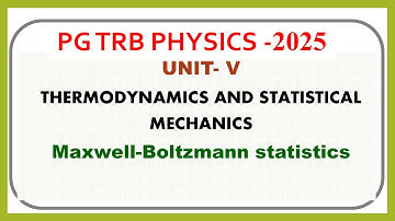 PG TRB PHYSICS | ASSISTANT PROFFESSOR PHYSICS | Maxwell