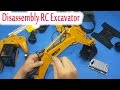 Disassembly - What's inside RC Excavator Huina Toys 1550