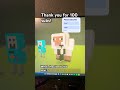 Thank you all for 100 subscribers! ❤️❤️❤️ #minecraft #music #memes #gaming #viral #shorts #thanks