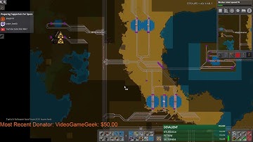 Stream Footage: Factorio Sending Supporters To Space -  Solar Production Setup