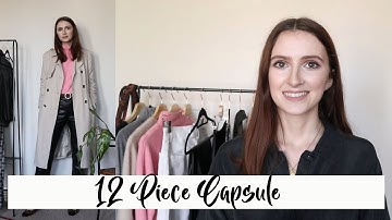 12 Piece Capsule Wardrobe with Colour & Print (2 versions) | Building a Capsule Wardrobe