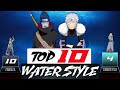 TOP 10 WATER STYLE USERS - AnimeScale