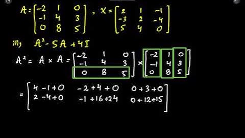 XI Math Chap 2 Matrices Basics by Sir Ahsan Abdullah Patel - Part 3