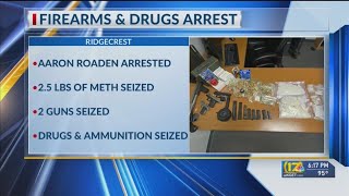 Man arrested in Ridgecrest for gun, ammunition and drug charges