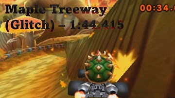 [MK7 WR] Wii Maple Treeway (Glitch): 1:44.415 - Jacob