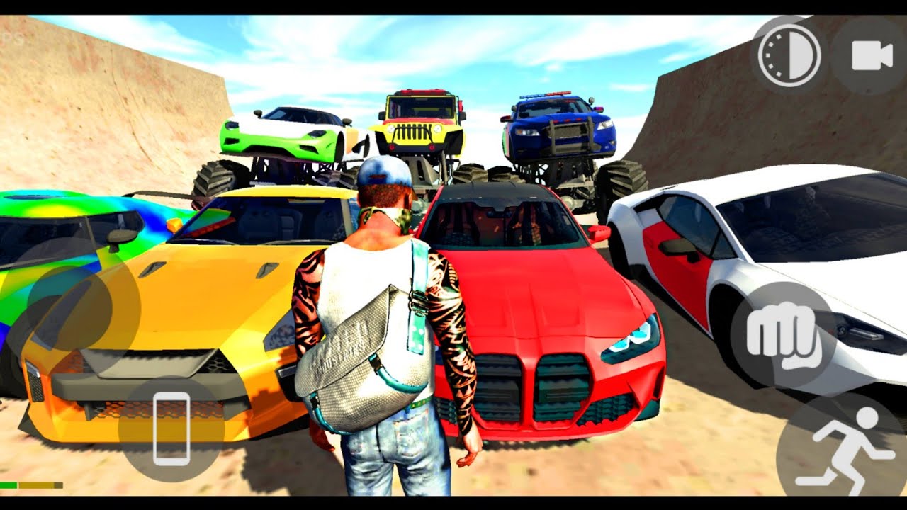 Cars On Mega Ramp Mode 🤩!!💥🔥Indian Bike Driving 3D Gameplay!! Indian Bike Driving 3D New Cheat Codes