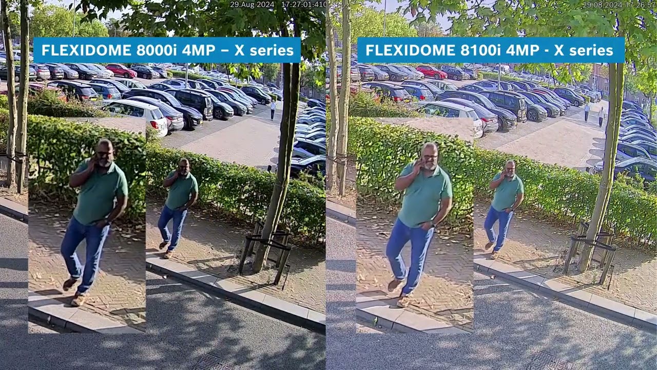 Bosch Security - FLEXIDOME 8100i - Dark boost technology - Enhanced image details in dark areas