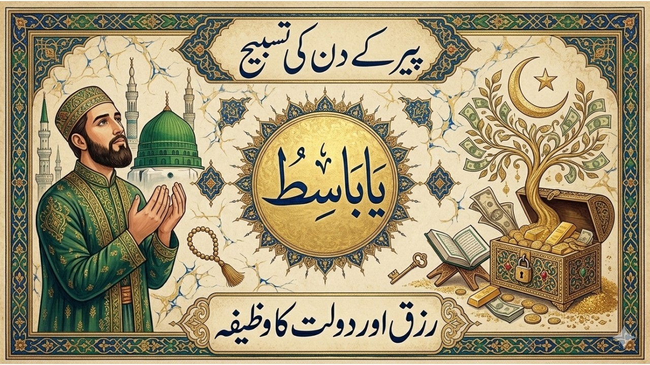 Peer Ke Din “Ya Basitu” Parh Lein 🤲| Rizq Aur Barkat Ka Khaas Wazifa | Har Hajat Ke Liye