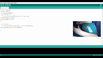 ARDUİNO BUTON İLE  LED YAKMA