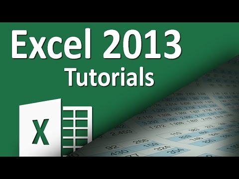 Excel 2013 - Tutorial 26 - Graphs - Line Charts