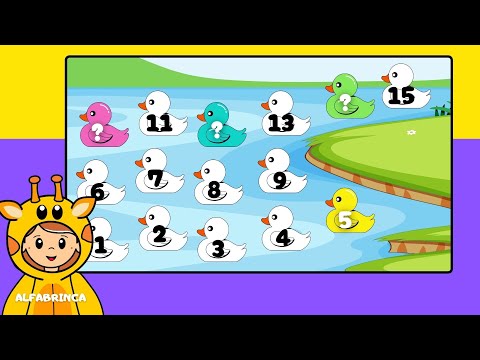 Sequência numérica  para crianças - Aprender os números - Vídeo educativo infantil #educação