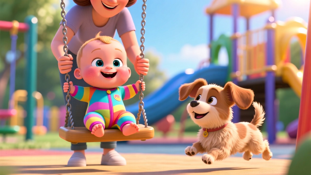 Ding Ding Park Time 🔔 | Fun Park Song for Kids | Sing Along Playtime